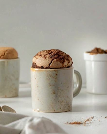 Baked Chocolate Protein Mug Cake