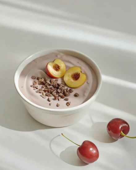 Chocolate Cherry Yogurt Bowl