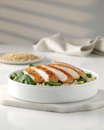 Chicken & Spinach Quinoa Bowl